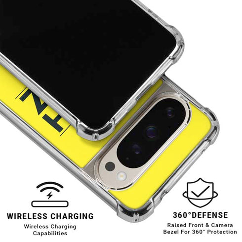 NBA Utah Jazz Standard - Yellow Pixel 9 Pro XL Clear Case